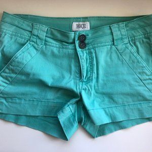 Buckle BKE Mollie Casuals Shorts Turquoise